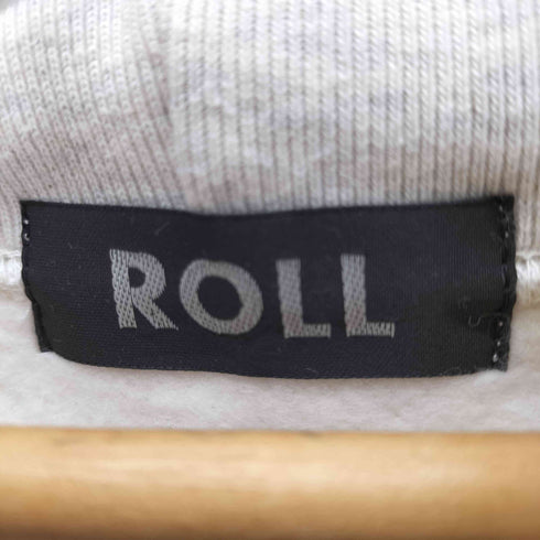 ロール ROLL 霜降り ラグラン ジップパーカー メンズ